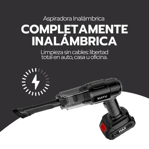 Mini aspiradora recargable hogar