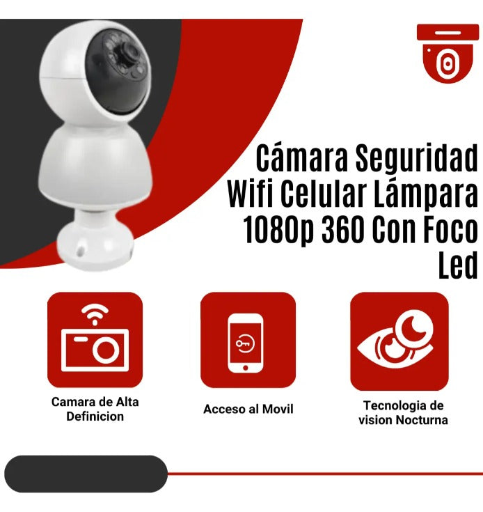 Cámara ampolleta detalle