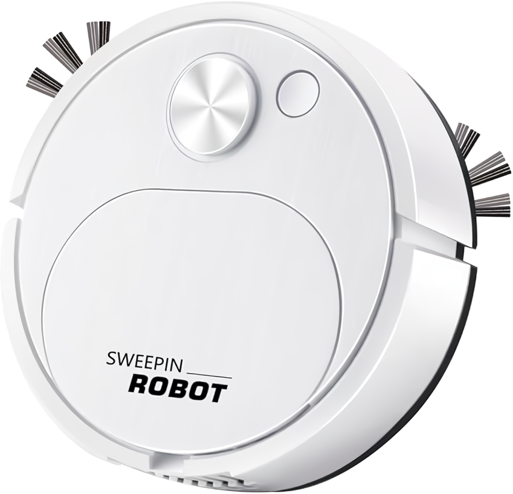 Aspiradora robot inteligente 3 en 1 barre aspira trapea