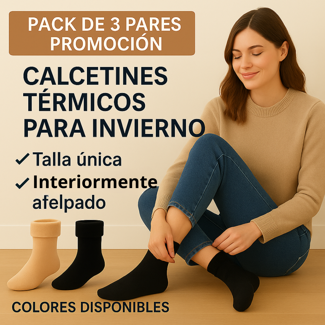 Pack 3 Calcetines Térmicos Invierno