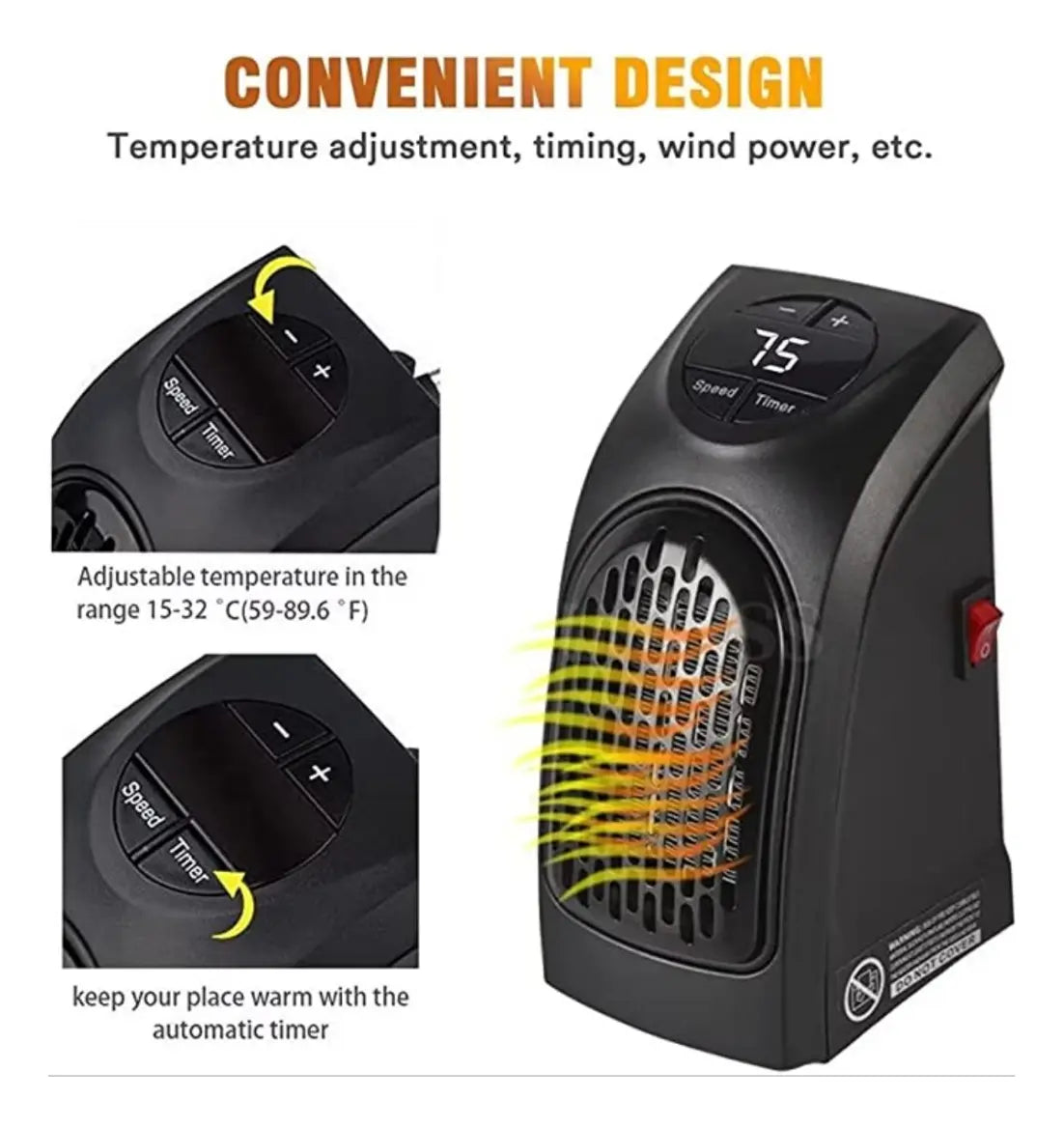Calefactor Handy Heater 400W