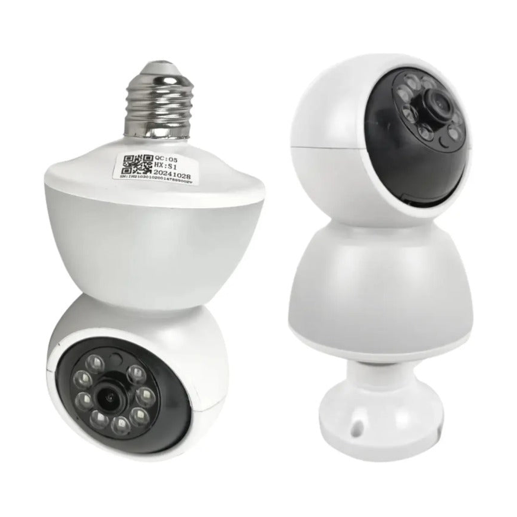Ampolleta con cámara de seguridad WiFi 360 grados, socket E27