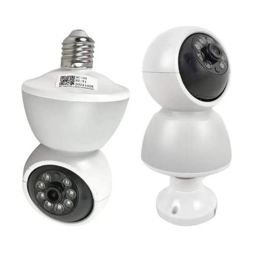Ampolleta con cámara de seguridad WiFi 360 grados, socket E27