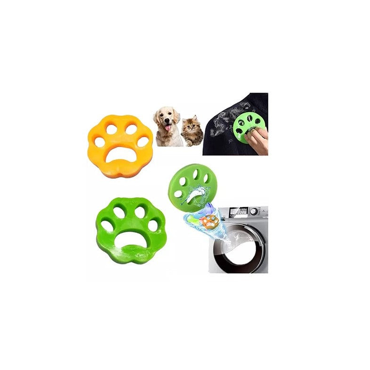 Removedor de pelos de mascota, pack de 2